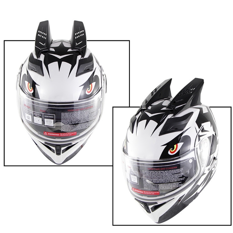 2Pcs Helmet Racing Ear Horns M - Scooter Helmet Set 评论和价格